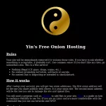 Yin's Free Onion Hosting